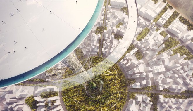 The Mile, vertical garden, mile high structure, Schlaich Bergermann und Partner, Atmos, Carlo Ratti Associati