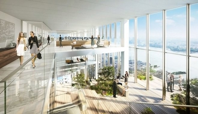 Bjarke Ingels Group, Bjarke Ingels Group New York, The Spiral tower, Manhattan towers, green skyscraper, office tower, green terraces, landscaped terraces, Hudson Yards development, Bjarke Ingels tower, green architecture, glass facade