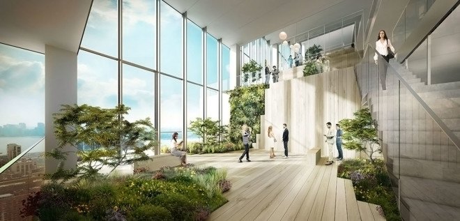 Bjarke Ingels Group, Bjarke Ingels Group New York, The Spiral tower, Manhattan towers, green skyscraper, office tower, green terraces, landscaped terraces, Hudson Yards development, Bjarke Ingels tower, green architecture, glass facade