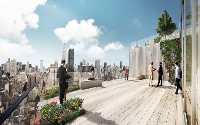 Bjarke Ingels Group, Bjarke Ingels Group New York, The Spiral tower, Manhattan towers, green skyscraper, office tower, green terraces, landscaped terraces, Hudson Yards development, Bjarke Ingels tower, green architecture, glass facade