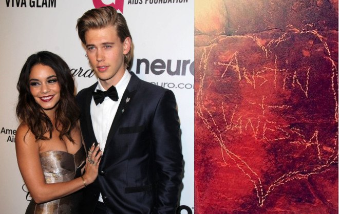 vanessa hudgens, austin butler, defacing national park, vandalizing natural lands, vanessa hudgens under investigation, vanessa hudgens instagram