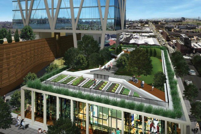 William Vale Hotel, williamsburg, williamsburg hotel, green space, elevated parks, rooftop garden hotel, brooklyn green space, hotel design, interior design, green design, Gunn Landscape Architecture, landscape architecture nyc, nyc hotels, brooklyn hotels,
