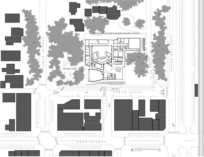 Studio Gang Architects, LEED Gold architecture, LEED Gold, Jeanne Gang, Writers Theater, theater, performing arts center, green roof, Chicago, Chicagoland