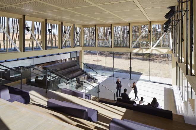 Studio Gang Architects, LEED Gold architecture, LEED Gold, Jeanne Gang, Writers Theater, theater, performing arts center, green roof, Chicago, Chicagoland