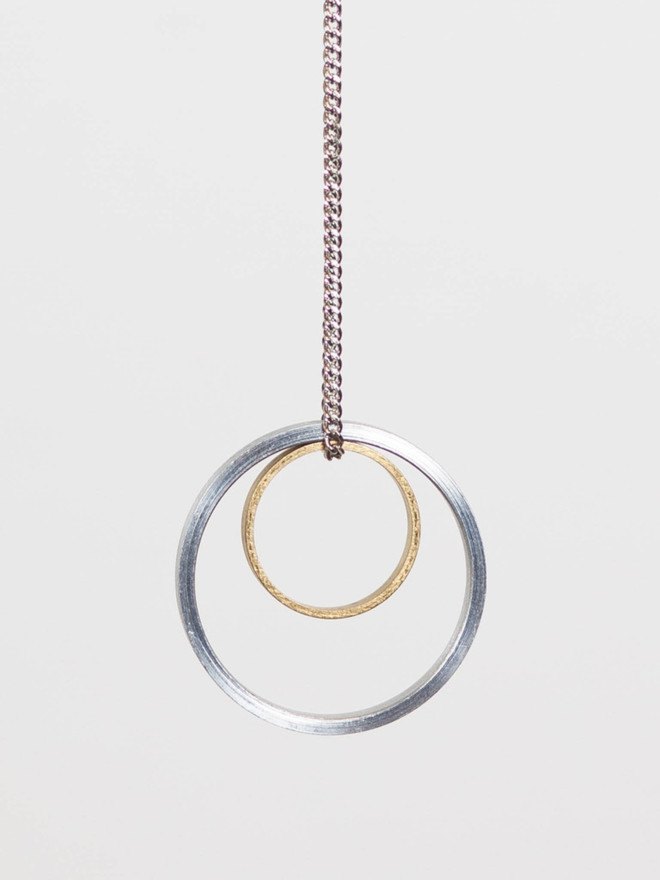 KOSMOS, KOSMOS jewelry, recycled jewelry, recycled necklaces, industrial waste, industrial jewelry, industrial necklaces, upcycling, recycling, re-use, copper jewelry, steel jewelry, reader submission, recycled materials