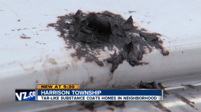 michigan, sky goo, mystery goo, black rain, strange news, weird news
