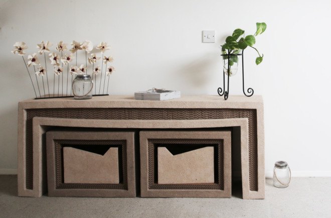 green home decor, eco design, eco furniture, green design, green furniture, cardboard furniture, recycled material, eco living, green living, our greener future, green renovation, interior design, art, eco art, green art, green interior design, eco interior design