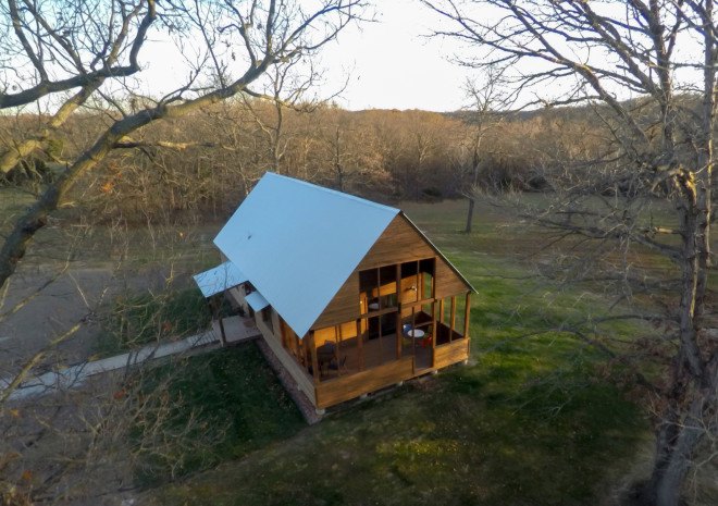 Acre Designs, net-zero house, prefab house, automated house, energy efficient house, solar panels, architecture, design, Griffin House