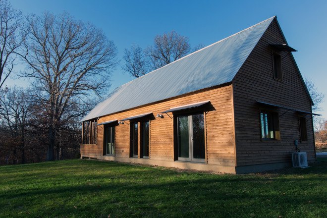 Acre Designs, net-zero house, prefab house, automated house, energy efficient house, solar panels, architecture, design, Griffin House