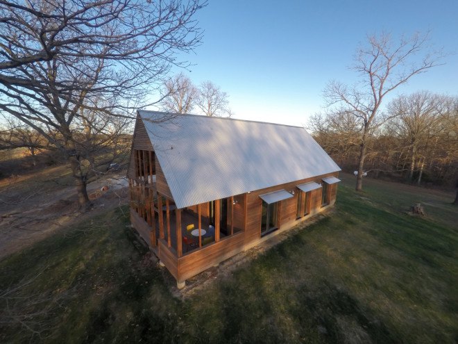 Acre Designs, net-zero house, prefab house, automated house, energy efficient house, solar panels, architecture, design, Griffin House
