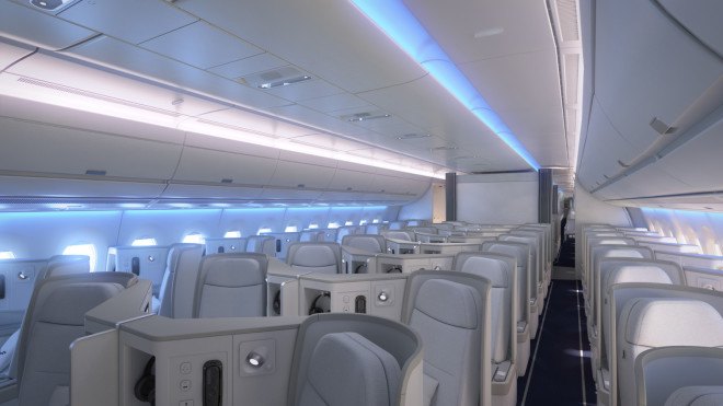 Airbus, Airbus A350 XWB, A350 XWB, travel, airline, airplane, flight, plane flight, LED lights, LED lighting, LED technology, LED, circadian rhythms, jet lag