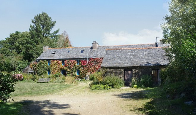 Barn converted into an artists Studio, Artist Studio by Modal Architecture, adaptive reuse barn, Sizun artist studio, adaptive reuse artist studio,