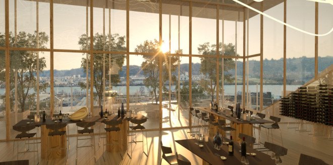 Sou Fujimoto Architects, Laisné Roussel, timber tower, green tower, wooden tower, France, cross-laminated timber, green architecture, vertical garden, elevated walkways