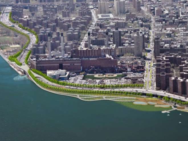 Brooklyn beach, brooklyn bridge beach, east river, east river blueway, storm surge barrier new york, ny storm surge, hurricane sandy, hurricane sandy nyc, green space nyc, East River Blueway Project, east river waterfront, eco design, green design, nyc waterfront, Scott Springer, sustainable design, Waterfront redevelopment, WXY Architecture, urban Design, wxy design, green space nyc, nyc waterfront architecture, resilient architecture