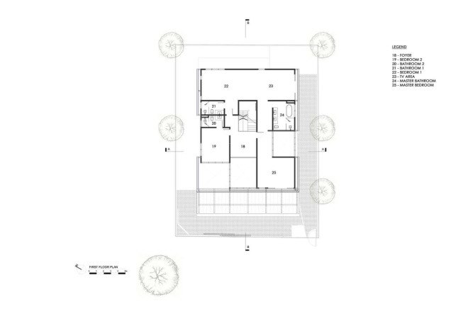 Clay Roof House, DRTAN LM Architect, perforated brick, perforated facade, reused materials, terracotta, clay roof tiles, green renovation, green architecture, natural ventilation, shading system, natural building materials