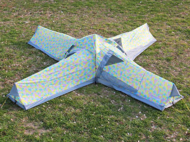 Crazy X Tent, Crazy X, tent, camping, outdoors, camping gear, Doppelgänger, Japanese design