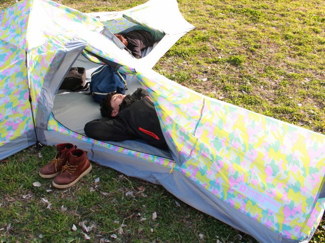 Crazy X Tent, Crazy X, tent, camping, outdoors, camping gear, Doppelgänger, Japanese design