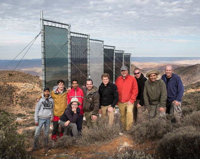 fog harvesting, fog, fog catcher, dar si hamad, Weather, Technology, "water collection", water, Water Africa, Drought, drought and climate change, WasserStiftung, Morocco, biggest fog harvesting installation, largest fog harvesting installation