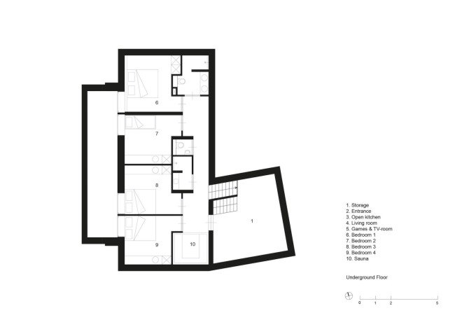 Schiermonnikoog architecture, Schiermonnikoog holiday home, Dutch holiday home, Dockboot by De Zwarte Hond, eco-friendly holiday home, green roofed holiday home