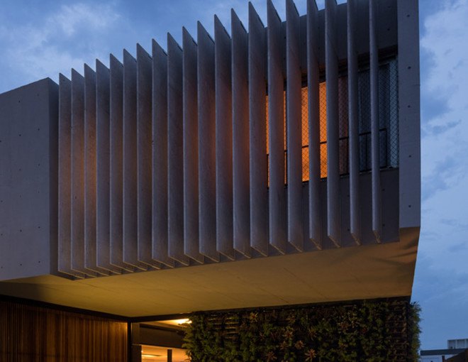 Enseada House , Arquitetura Nacional, vacation house, beach house, green architecture, Brazil, Brazilian architects, concrete, wood, natural light
