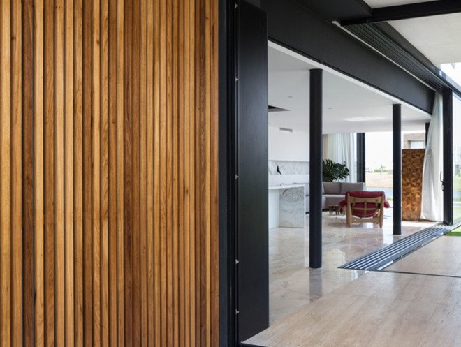 Enseada House , Arquitetura Nacional, vacation house, beach house, green architecture, Brazil, Brazilian architects, concrete, wood, natural light
