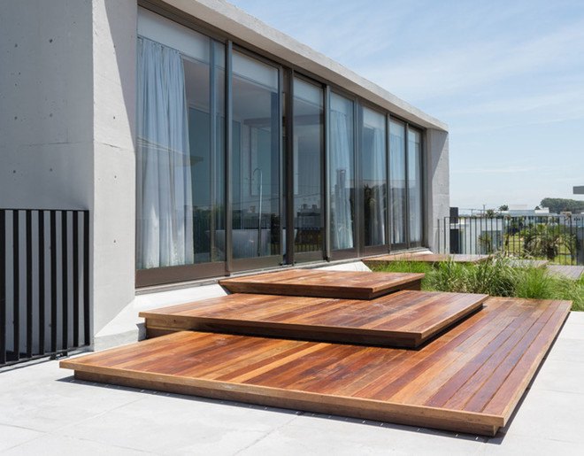 Enseada House , Arquitetura Nacional, vacation house, beach house, green architecture, Brazil, Brazilian architects, concrete, wood, natural light