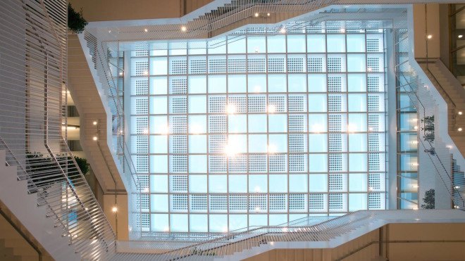 Erasmus University Polak building by Paul de Ruiter Architects, Erasmus University Polak building, the netherlands sustainable campus, sustainable campus design,