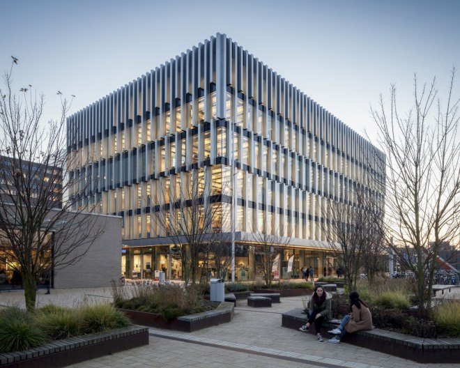 Erasmus University Polak building by Paul de Ruiter Architects, Erasmus University Polak building, the netherlands sustainable campus, sustainable campus design,