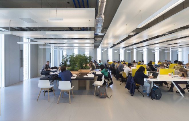 Erasmus University Polak building by Paul de Ruiter Architects, Erasmus University Polak building, the netherlands sustainable campus, sustainable campus design,