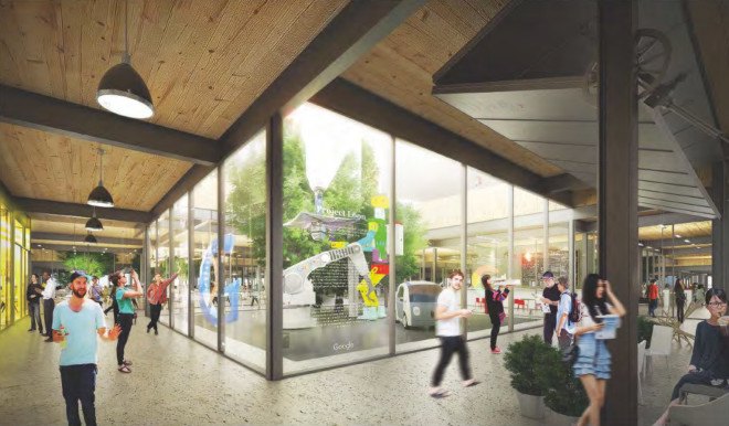 google, big, bjarke ingels group, heatherwick studio, thomas heatherwick, mountain view california, google hq, google headquarters, googleplex, bicycles, google bike-friendly, google bike parking, google campus