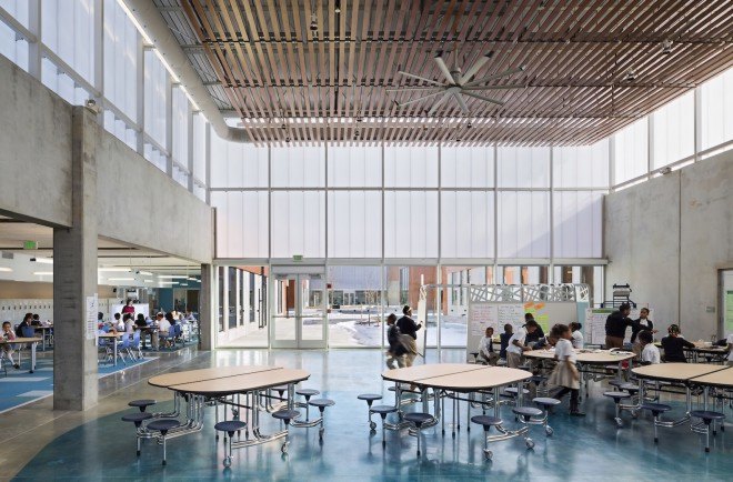 Henderson-Hopkins School by Rogers Partners, Henderson-Hopkins School design, Rogers Partners in Baltimore, Henderson-Hopkins in East Baltimore, Henderson-Hopkins urban revitalization, sustainable school in baltimore, Baltimore City Green Building Standards 3-Star certification project, Baltimore City Green Building Standards projects
