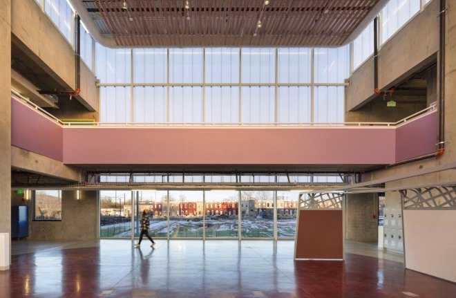 Henderson-Hopkins School by Rogers Partners, Henderson-Hopkins School design, Rogers Partners in Baltimore, Henderson-Hopkins in East Baltimore, Henderson-Hopkins urban revitalization, sustainable school in baltimore, Baltimore City Green Building Standards 3-Star certification project, Baltimore City Green Building Standards projects