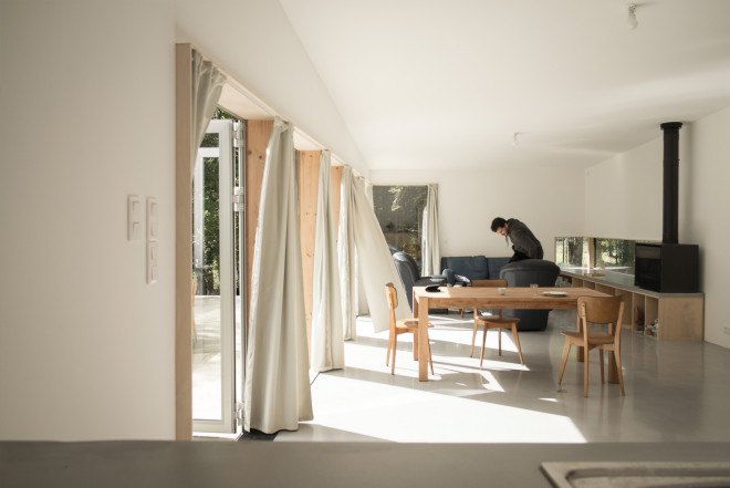 House JJ & S.M by Atelier MIMA, Nivillac architecture, holiday getaway in France, holiday home in France, holiday countryside home in France,