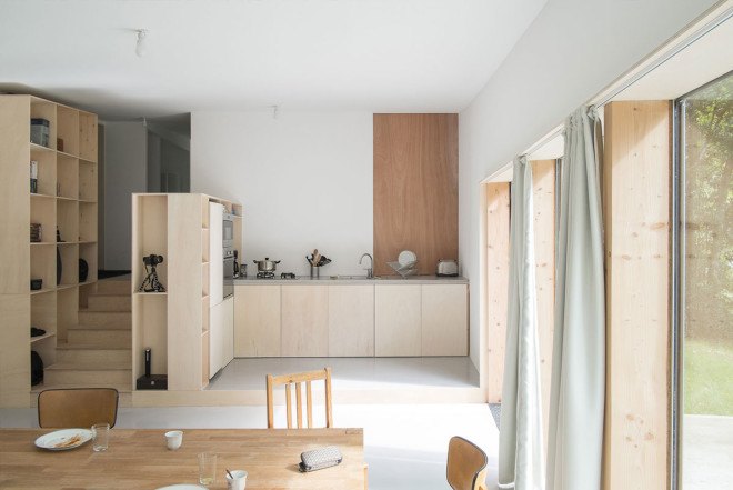 House JJ & S.M by Atelier MIMA, Nivillac architecture, holiday getaway in France, holiday home in France, holiday countryside home in France,
