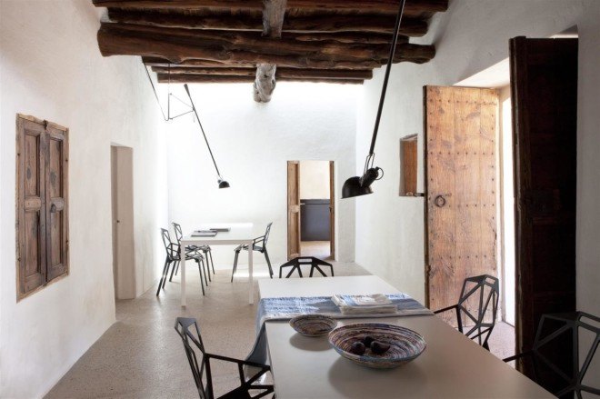Angela Molina, Can Basso, Can Basso Ibiza, Ibiza finca, Ibiza farmhouse, renovated farmhouse, renovated farmhouse Ibiza, green renovations, rainwater collection, daylighting, natural ventilation, remodeled home, green remodel in Ibiza, Francis Dimmers,