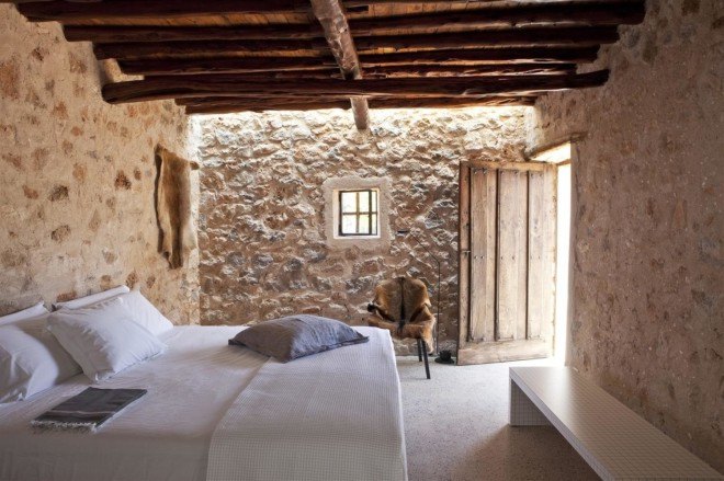 Angela Molina, Can Basso, Can Basso Ibiza, Ibiza finca, Ibiza farmhouse, renovated farmhouse, renovated farmhouse Ibiza, green renovations, rainwater collection, daylighting, natural ventilation, remodeled home, green remodel in Ibiza, Francis Dimmers,
