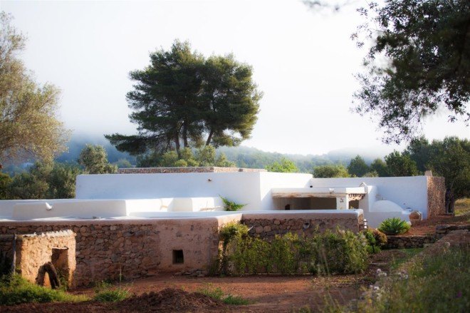 Angela Molina, Can Basso, Can Basso Ibiza, Ibiza finca, Ibiza farmhouse, renovated farmhouse, renovated farmhouse Ibiza, green renovations, rainwater collection, daylighting, natural ventilation, remodeled home, green remodel in Ibiza, Francis Dimmers,