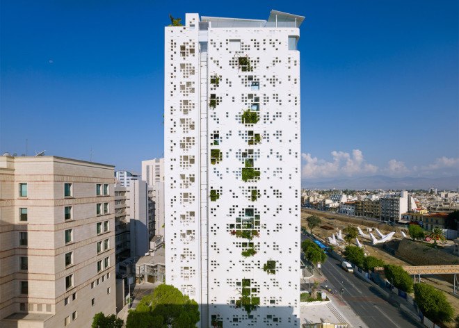 jean nouvel, cyprus, nicosia, Eleftheria Square, greenery, plants, balcony, atrium, landscape design