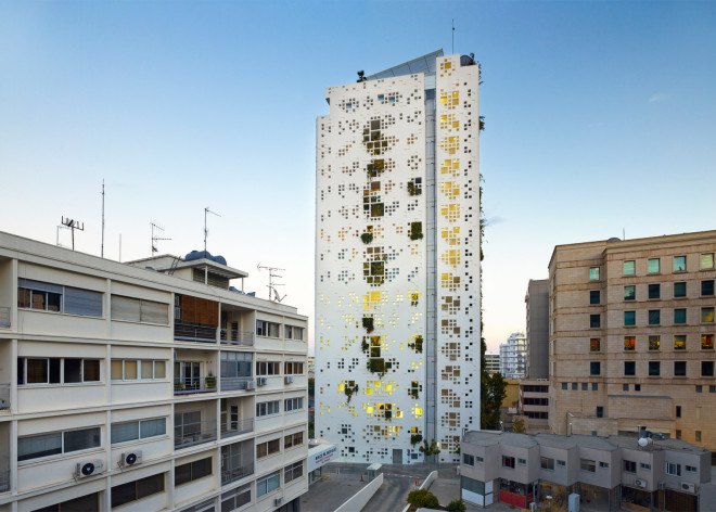 jean nouvel, cyprus, nicosia, Eleftheria Square, greenery, plants, balcony, atrium, landscape design