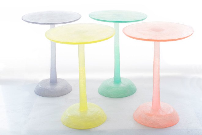 kim markel, kimberly markel, recycled chairs, recycled design, architectural digest design show, ad home show, green furniture, eco furniture, translucent chair, recycled chairs, interior design