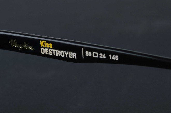 Vinylize, sunglasses, vintage, kiss, vinyl, recycled materials, recycle, records, vinyl records, kiss destroyer, 70s music, eyewear, recycled eyewear, design, green design, recycled design, recycled records