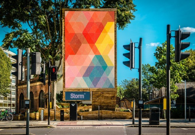 Wildstone designers, Lambeth Palace Road, pocket gardens, urban design, hybrid advertising space and community garden, Anti-social behaviour london, london community gardens, urban gardens, landscape design, wooden crates, sustainably sourced oak timber