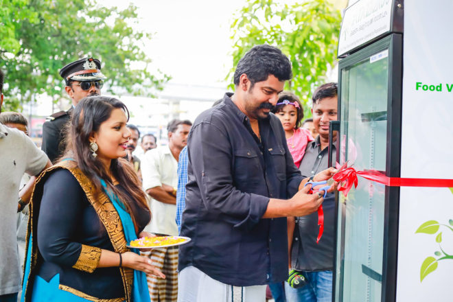 Refrigerator for hungry, Pappadavada, Minu Pauline, Indian food, food waste, solution to food waste, India