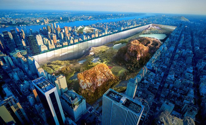 excavating central park, 2016 eVolo Skyscraper Competition winner, New York Horizon EVOLO, EVOLO skyscraper winner, Yitan Sun EVOLO, Jianshi Wu EVOLO