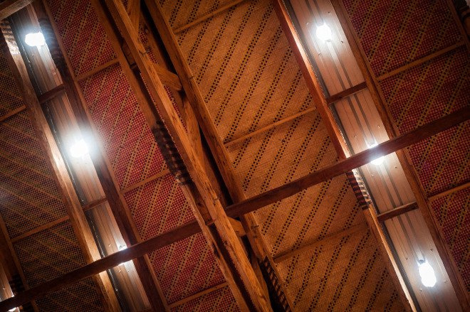Ross Langdon Health Education Center, community center, Uganda, Ross Langdon, Studio FH Architects, eucalyptus wood, local building materials, green architecture