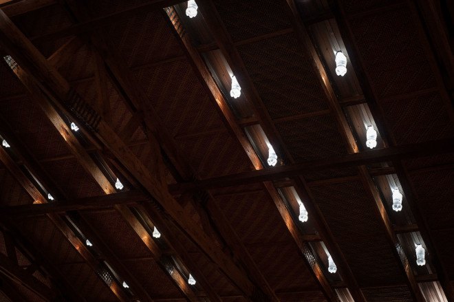 Ross Langdon Health Education Center, community center, Uganda, Ross Langdon, Studio FH Architects, eucalyptus wood, local building materials, green architecture