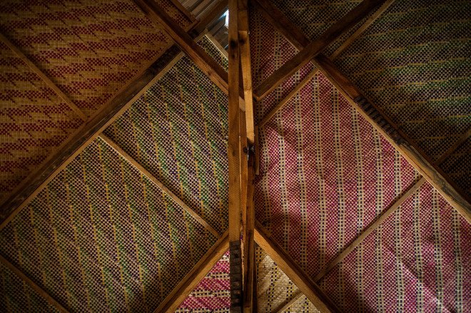 Ross Langdon Health Education Center, community center, Uganda, Ross Langdon, Studio FH Architects, eucalyptus wood, local building materials, green architecture