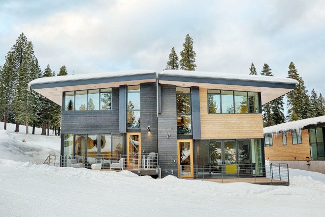 Mountainside at Northstar, Stellar Townhomes, Bohlin Cywinski Jackson, Lake Tahoe, eco-resort, luxury resort, energy-efficient resort, mountain house, natural building materials, ski resort, green architecture