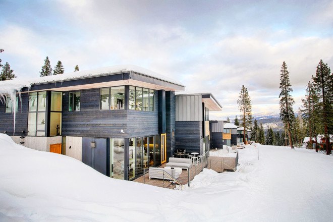 Mountainside at Northstar, Stellar Townhomes, Bohlin Cywinski Jackson, Lake Tahoe, eco-resort, luxury resort, energy-efficient resort, mountain house, natural building materials, ski resort, green architecture