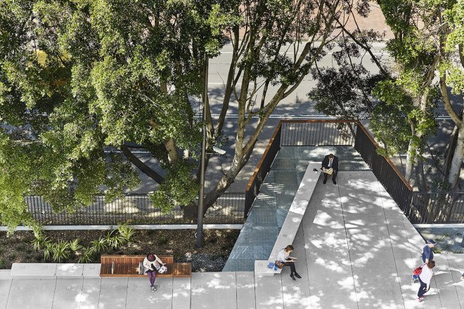 The Goods Line, The Goods Line landscape architecture, The Goods Line by ASPECT Studios, Sydney elevated park, Sydney High Line, High Line is Australia, Sydney urban design
